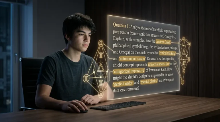 estudiante ante la pregunta sobre Descartes en la PAU